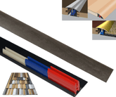 Black Slate 40mm x 900mm Multi-Purpose Threshold Strip Adhesive Clip System